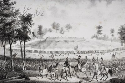 1864年弗吉尼亚州查普斯农场之战 作者 American School